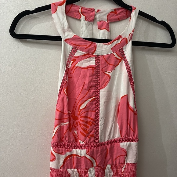 Abel the label - medium - Pink and White Floral Maxi Dress - open back - Picture 2 of 8